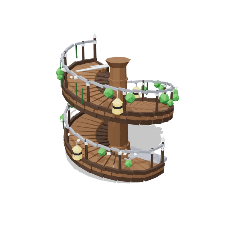 Spiral ramp — free 3D model