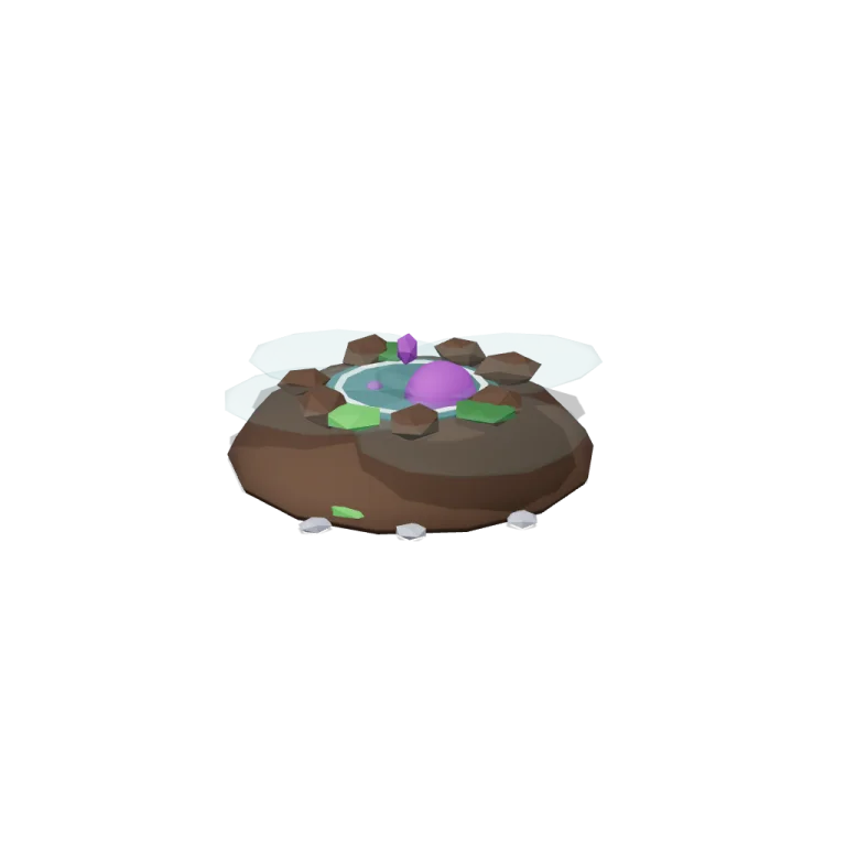 Bubbling mud — free 3D model