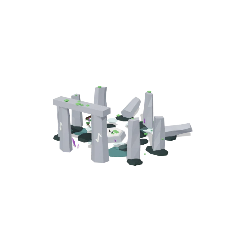 Stone circle — free 3D model