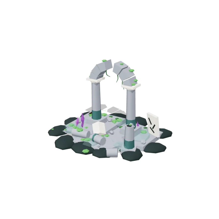 Sunken ruin — free 3D model