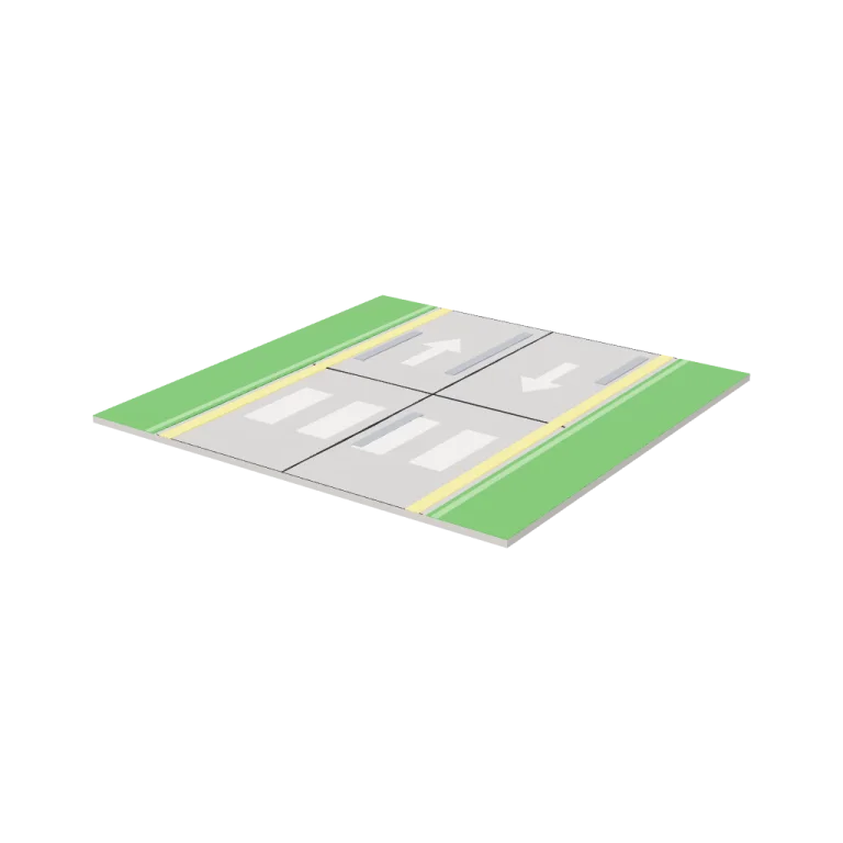 Floor tiles with lanes — free 3D model