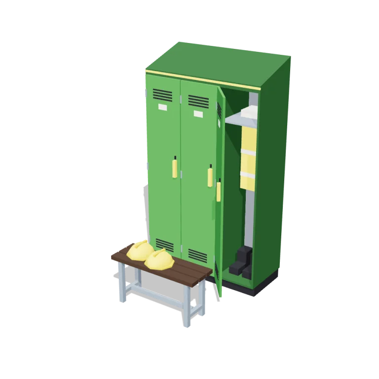 Lockers — free 3D model