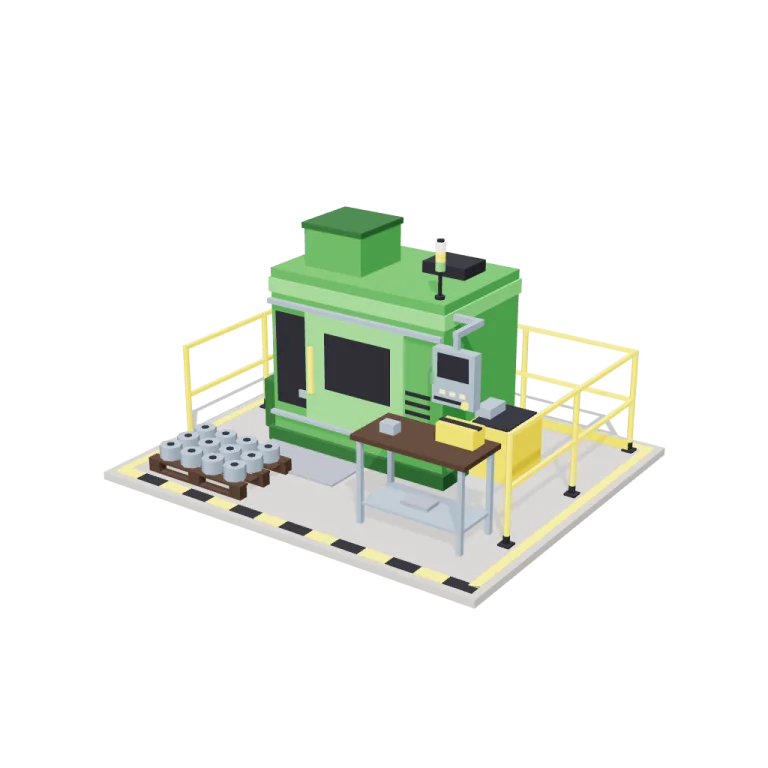 Machine bays — free 3D model
