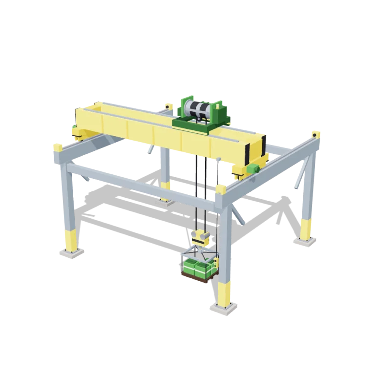Overhead crane — free 3D model