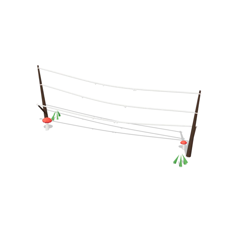 Spider-silk lines — free 3D model