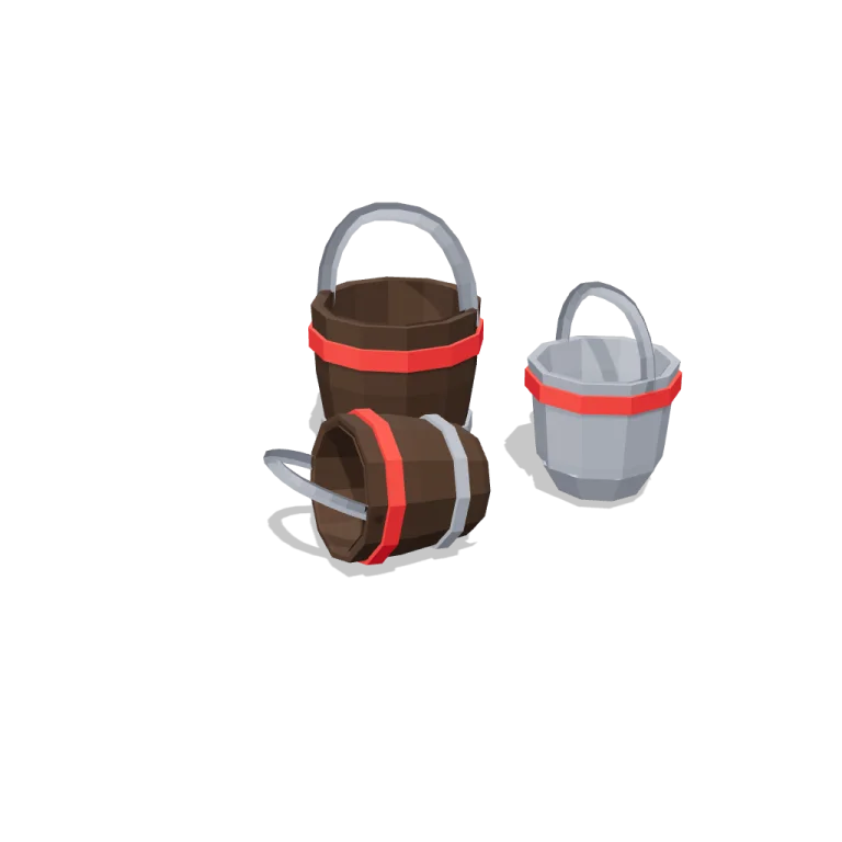 Thimble buckets — free 3D model