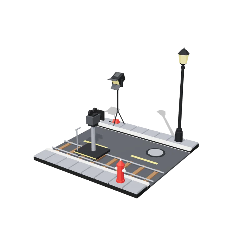 Backlot street — free 3D model