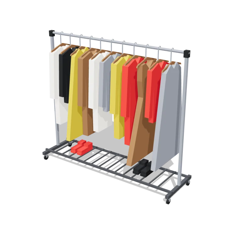Costume rails — free 3D model