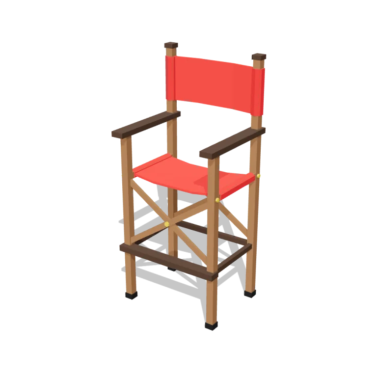 Director chairs — free 3D model
