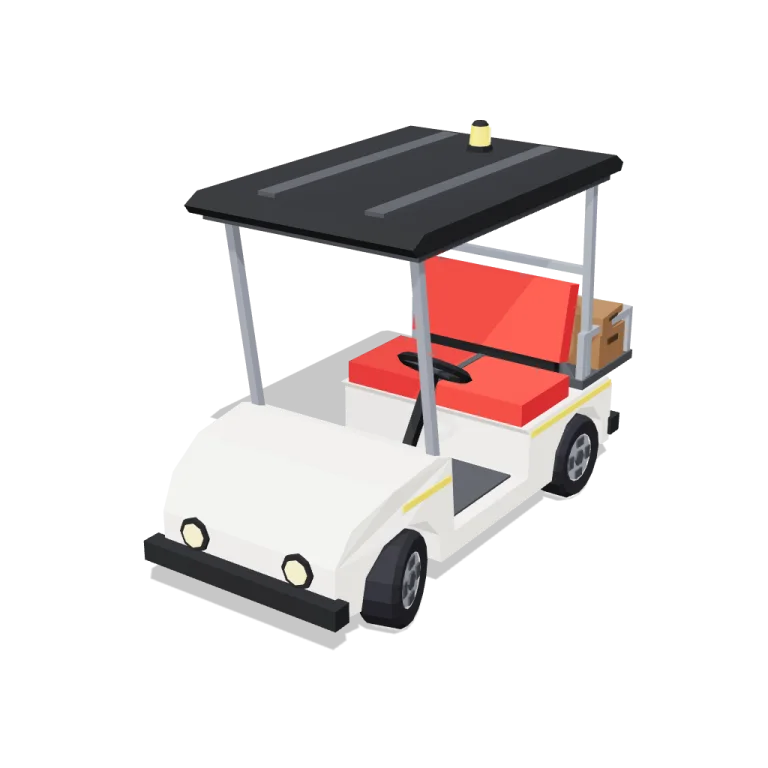 Golf cart — free 3D model