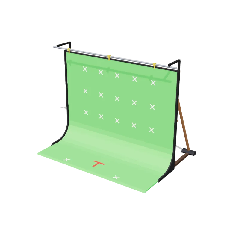Green screen — free 3D model