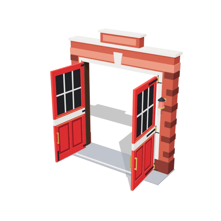Bay doors — free 3D model