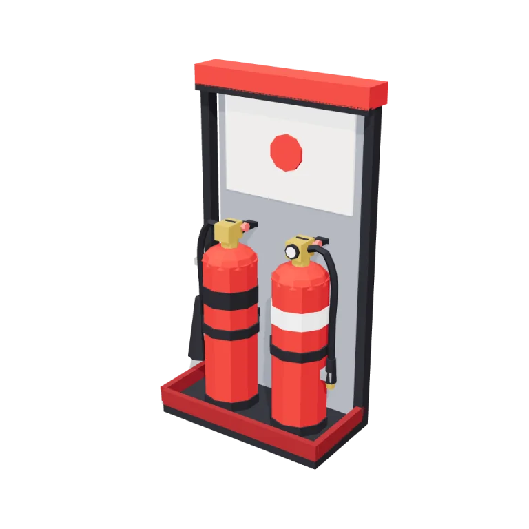 Extinguishers — free 3D model