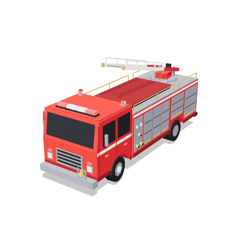 Fire engine — free 3D model