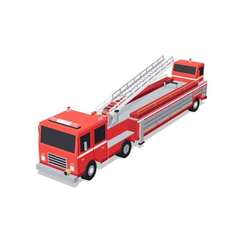 Ladder truck — free 3D model
