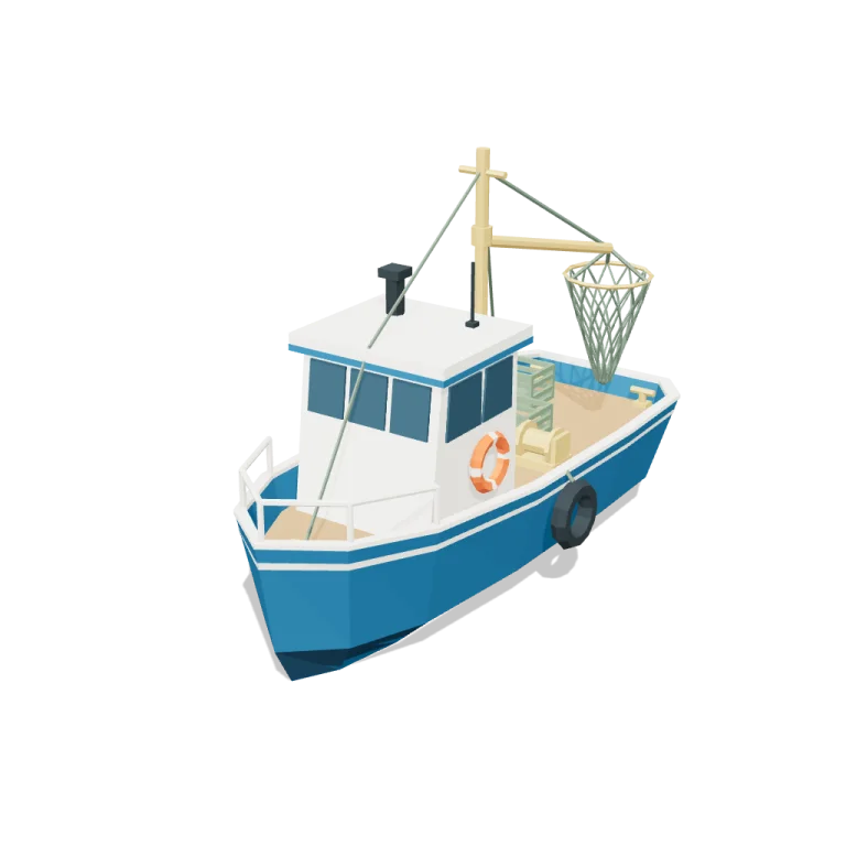 Fishing Boat — free 3D model