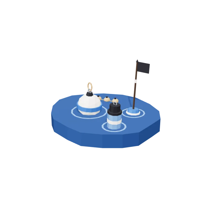 Bobbing buoys — free 3D model