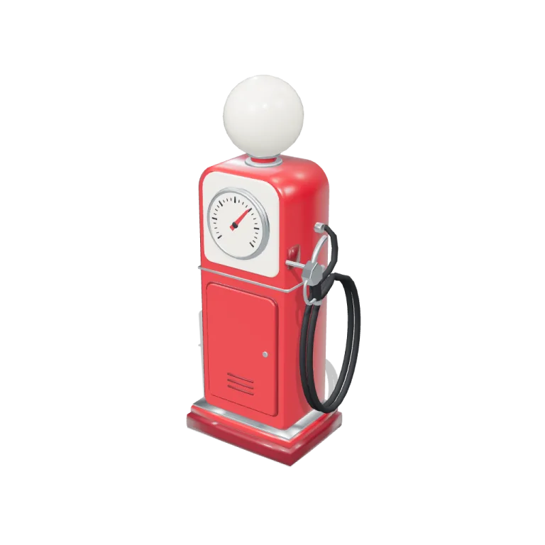 Vintage Fuel Pump — free 3D model