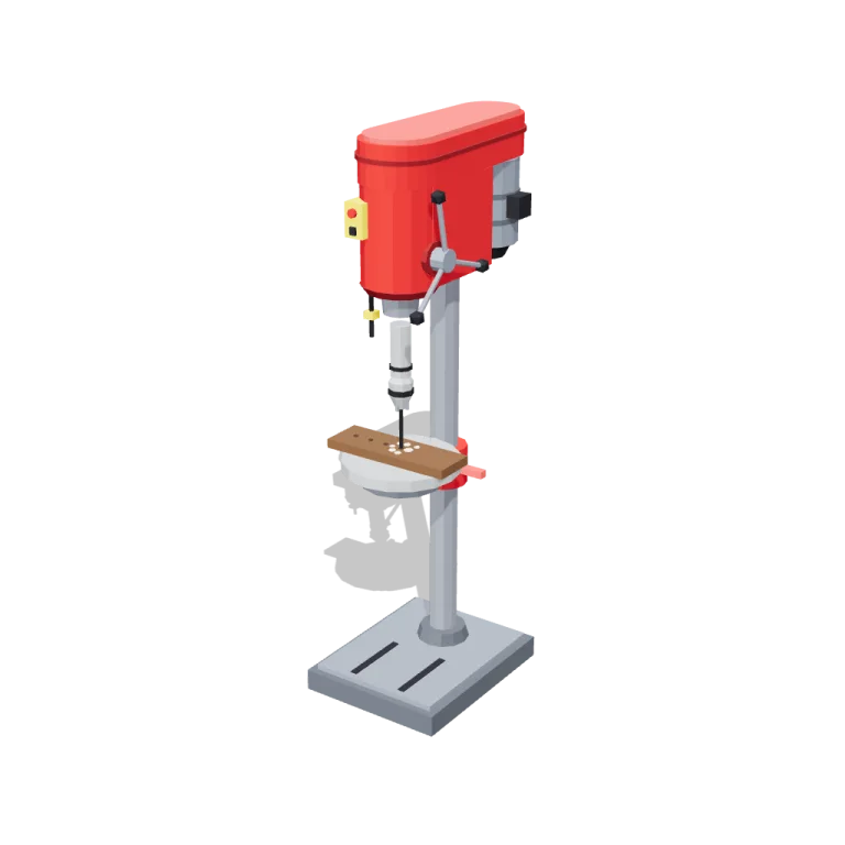 Drill press — free 3D model