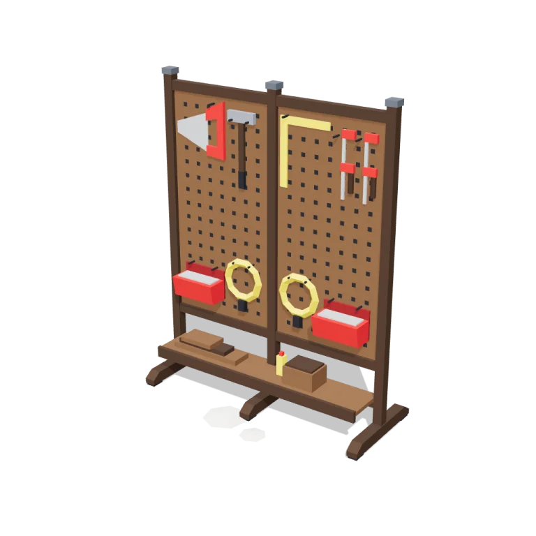Pegboards — free 3D model