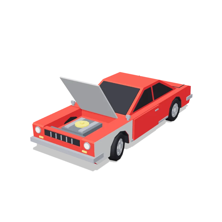 Project car — free 3D model