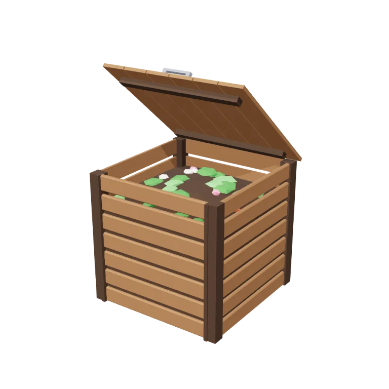Compost bin — free 3D model