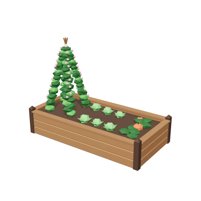 Raised beds — free 3D model