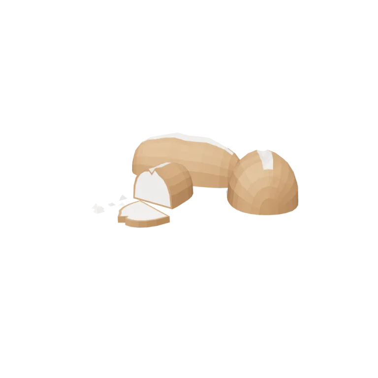 Bread loaf hills — free 3D model