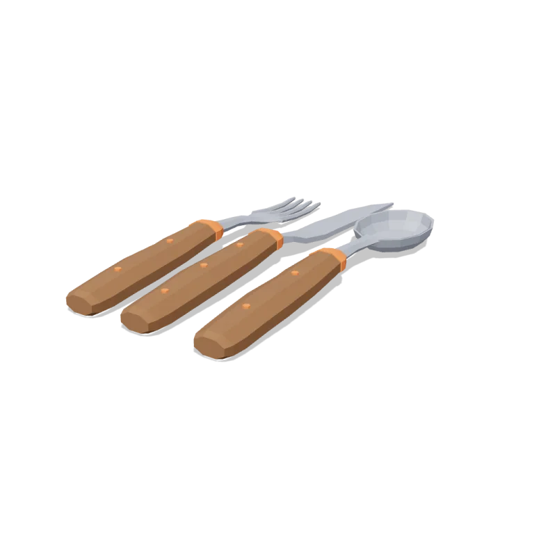 Giant cutlery — free 3D model
