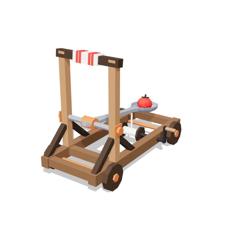 Spoon catapult — free 3D model
