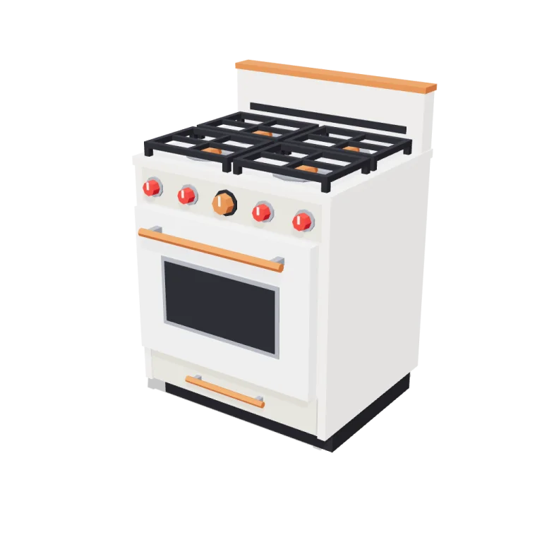 Stove range — free 3D model