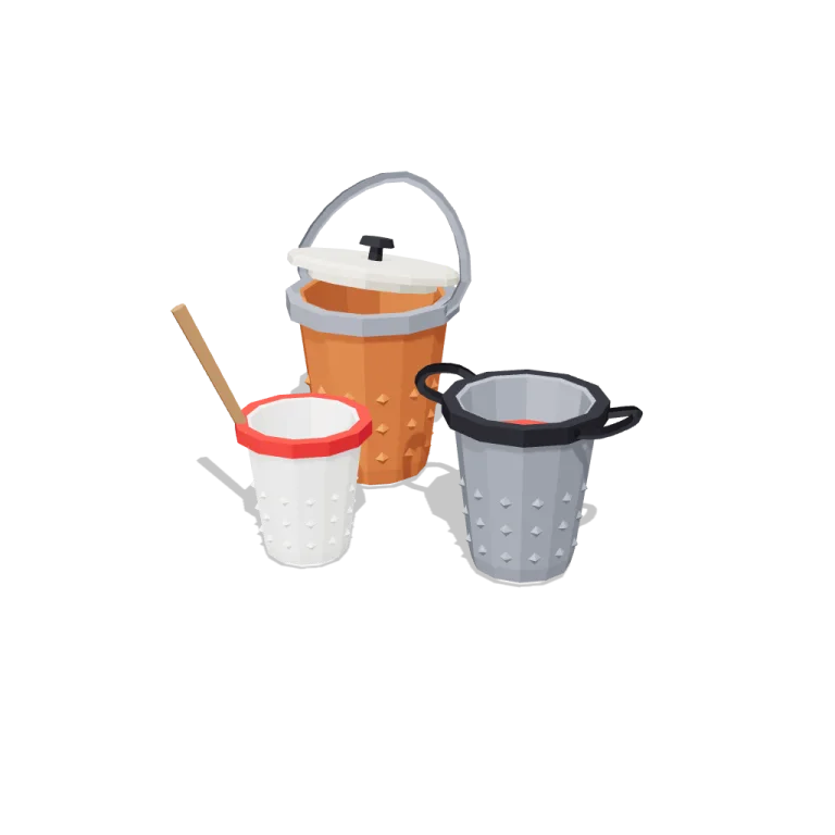 Thimble pots — free 3D model