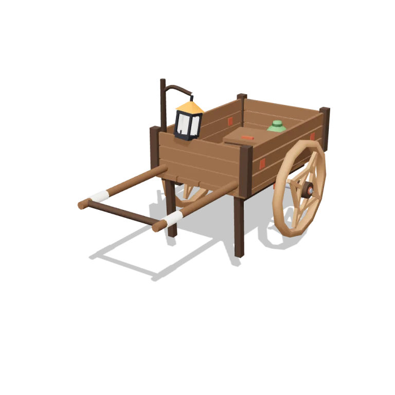 Hand cart — free 3D model