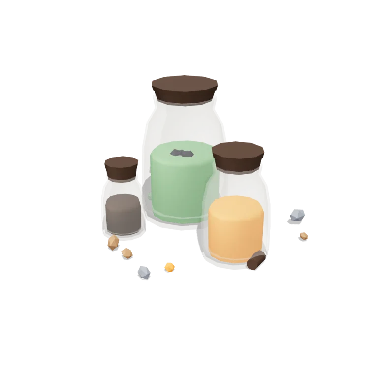 Mystery jars 3D model