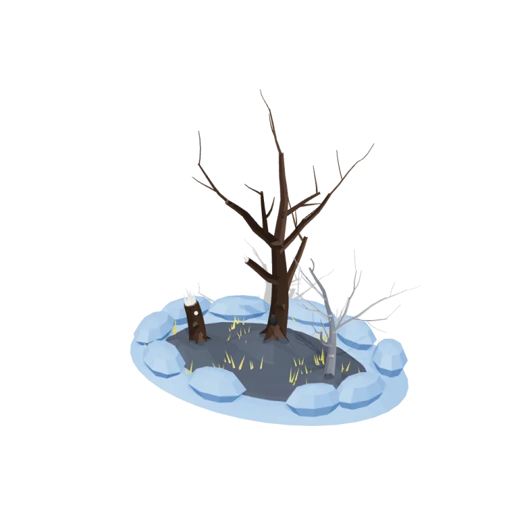 Dead trees — free 3D model