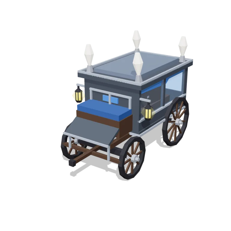 Hearse — free 3D model