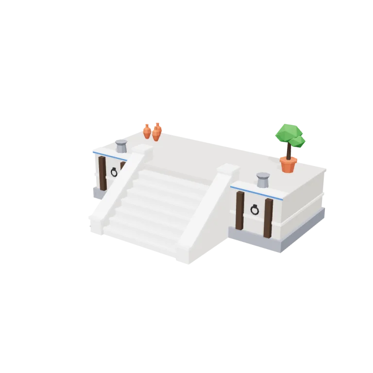 Harbour steps — free 3D model