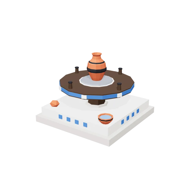 Potter's wheel — free 3D model
