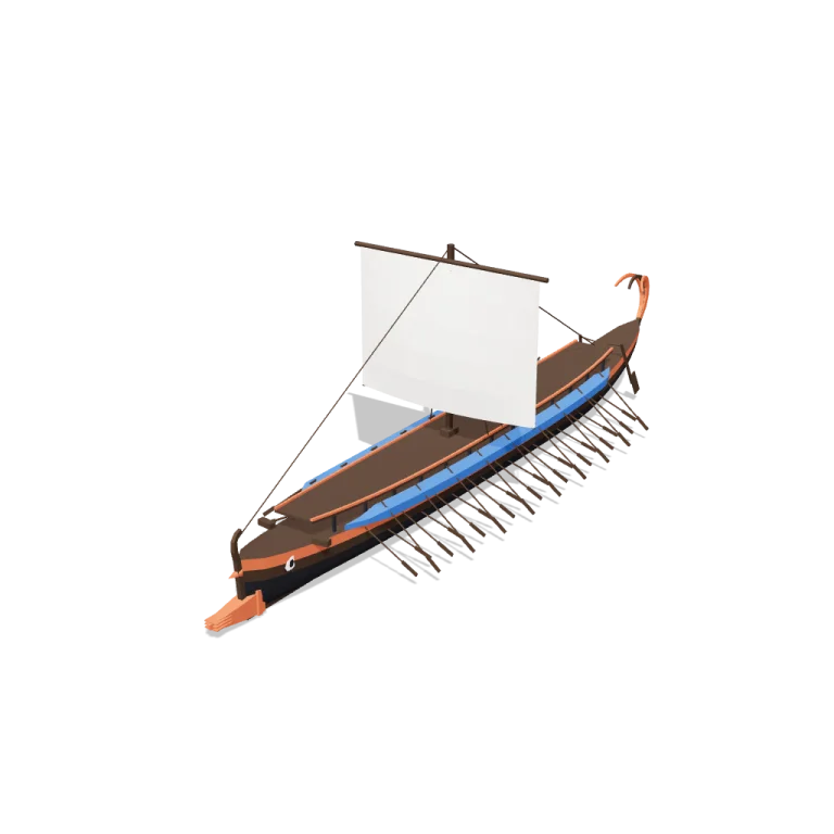 Trireme — free 3D model