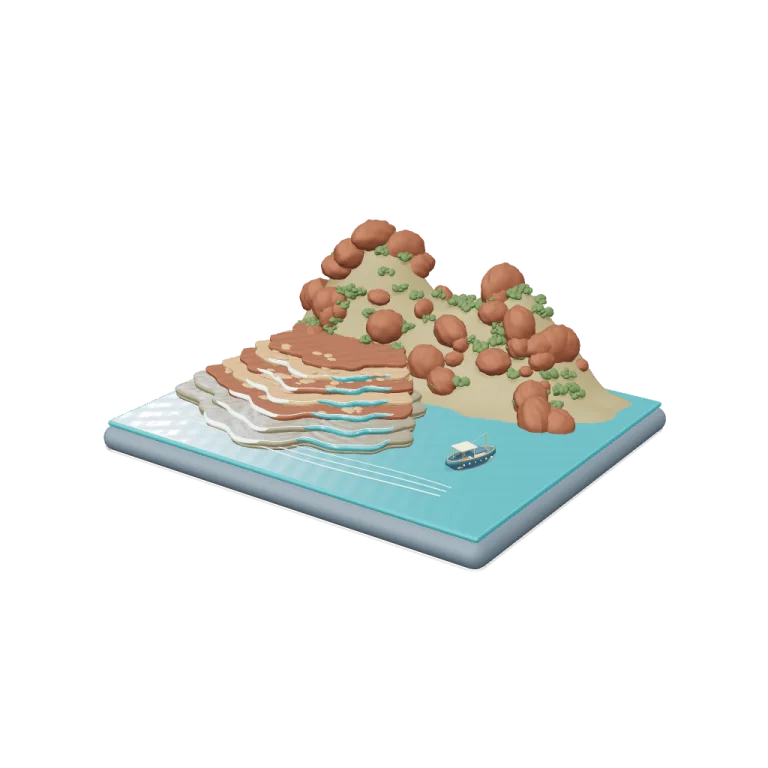 Hang Rái – Vịnh Vĩnh Hy – Núi Chúa, Ninh Thuận — free 3D model