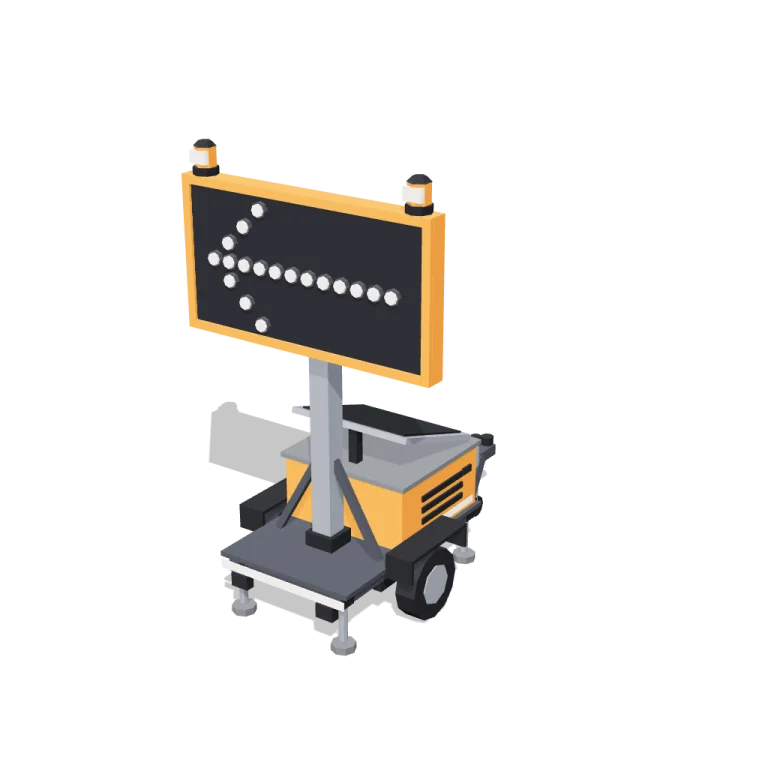 Flashing signs — free 3D model