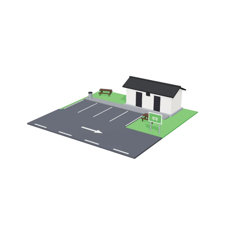 Rest area — free 3D model