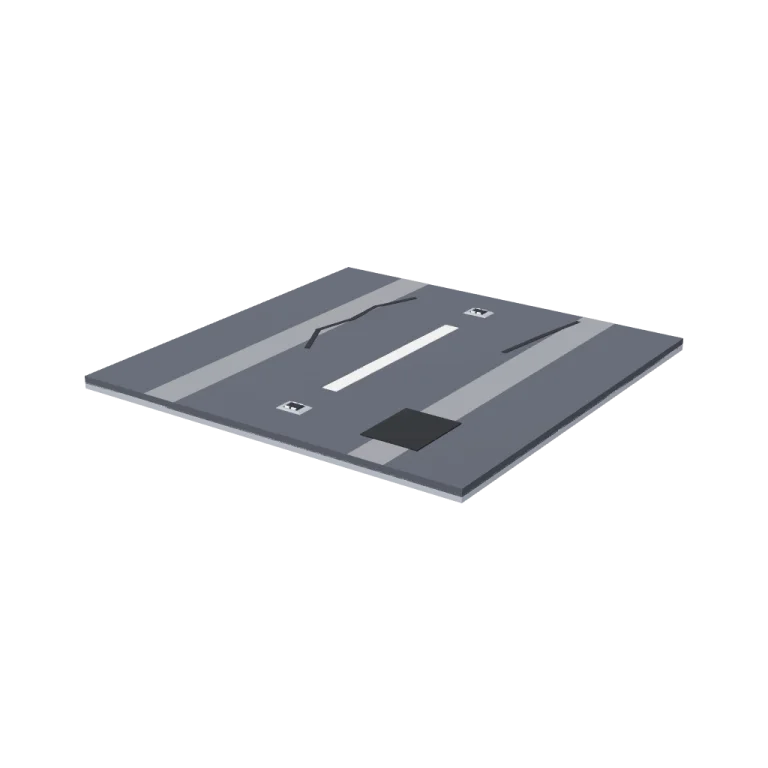 Road tiles (straight — free 3D model