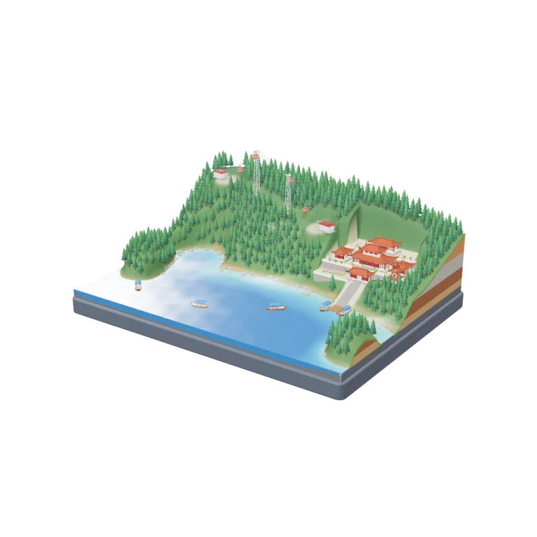 Hồ Tuyền Lâm, Lâm Đồng — free 3D model