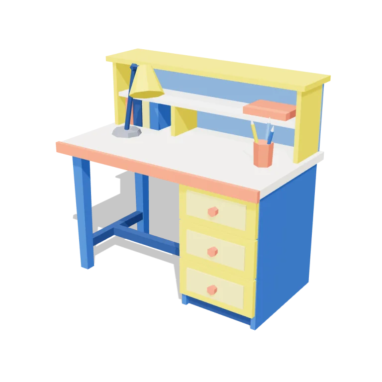 Desk — free 3D model