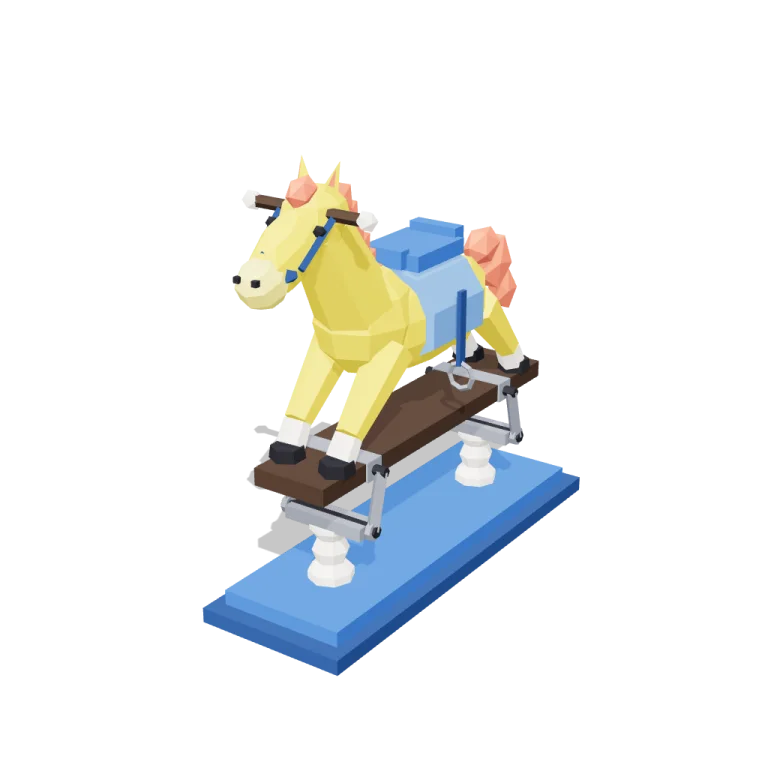 Rocking horse — free 3D model
