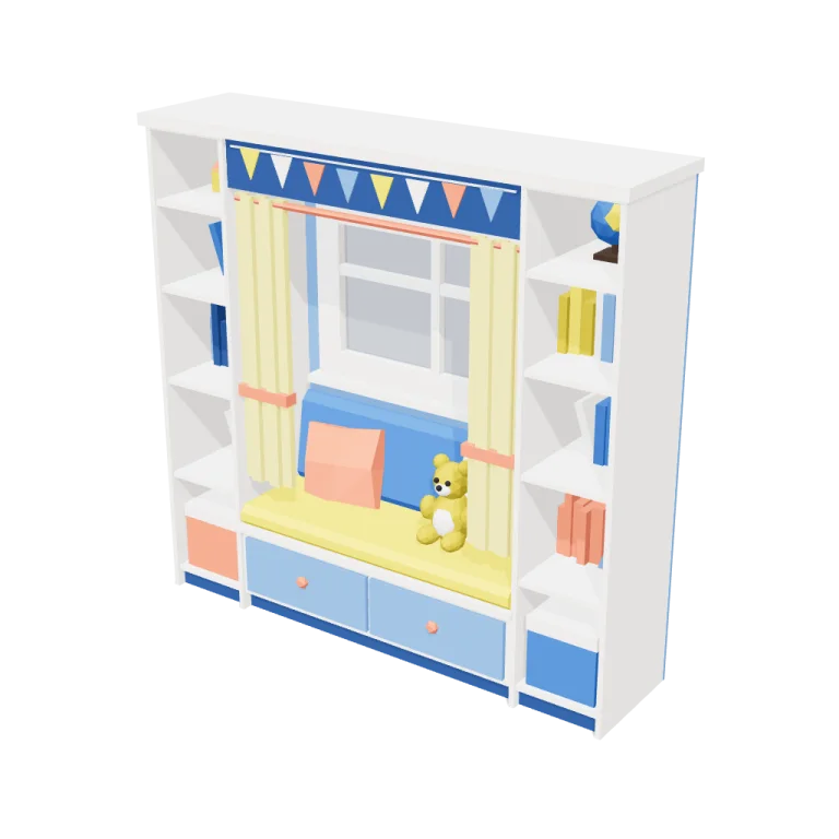 Window seat — free 3D model