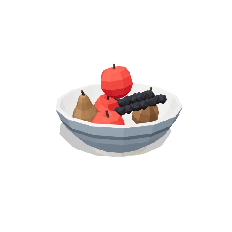 Fruit bowl — free 3D model