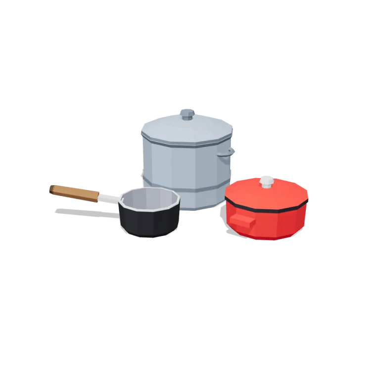 Pots — free 3D model