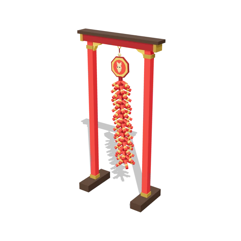Firecrackers — free 3D model